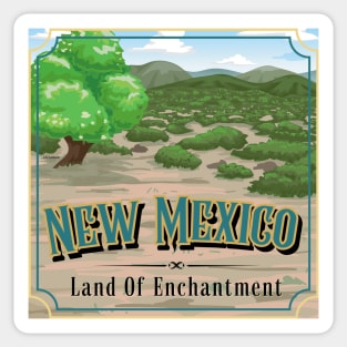 New Mexico - Land of Enchantment - Old West Sticker